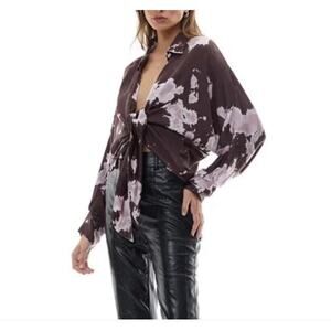 YFB Young Fabulous and Broke Magda Top Tie Or Loose S